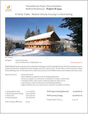Passive House Designer Consultant Project Documentation
